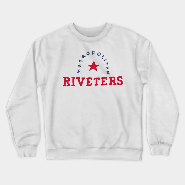 Metropolitan Riveteeeers 06 Crewneck Sweatshirt by Very Simple Graph